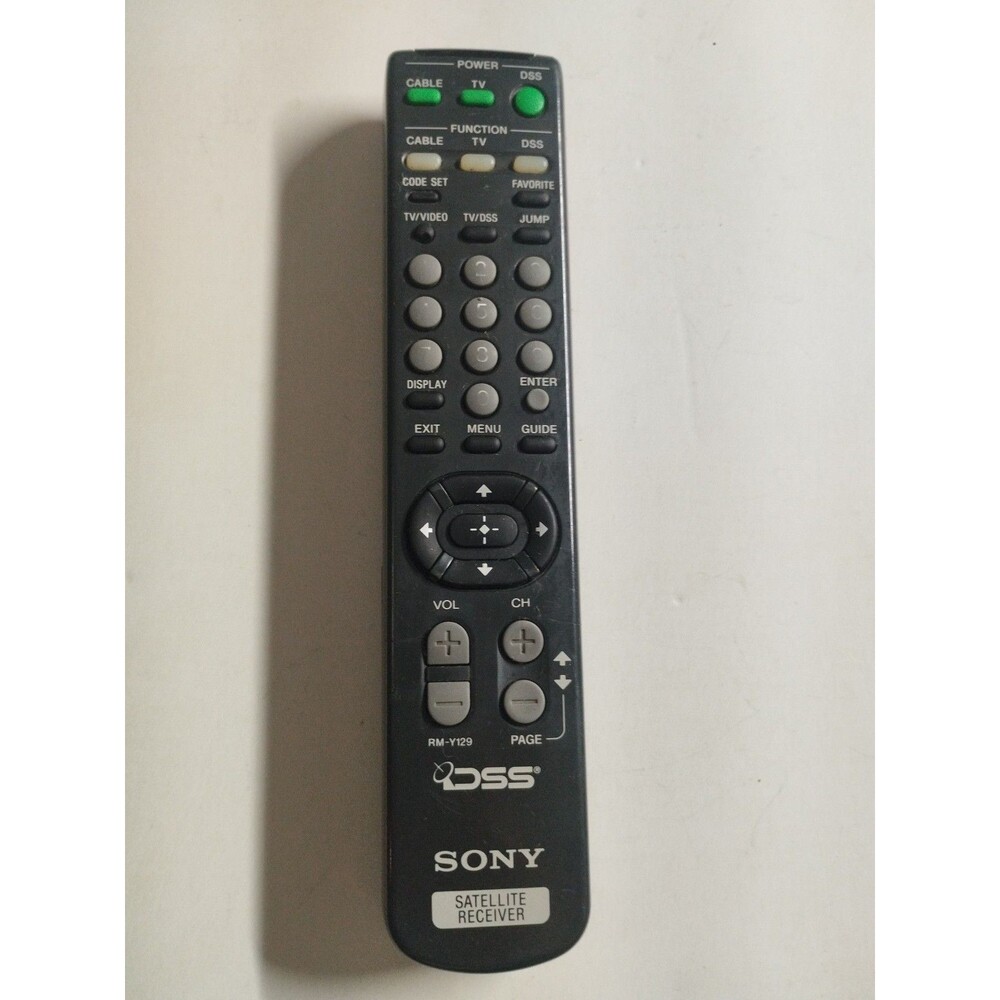 OEM Sony DSS RM-Y129 Satellite Receiver Remote Control